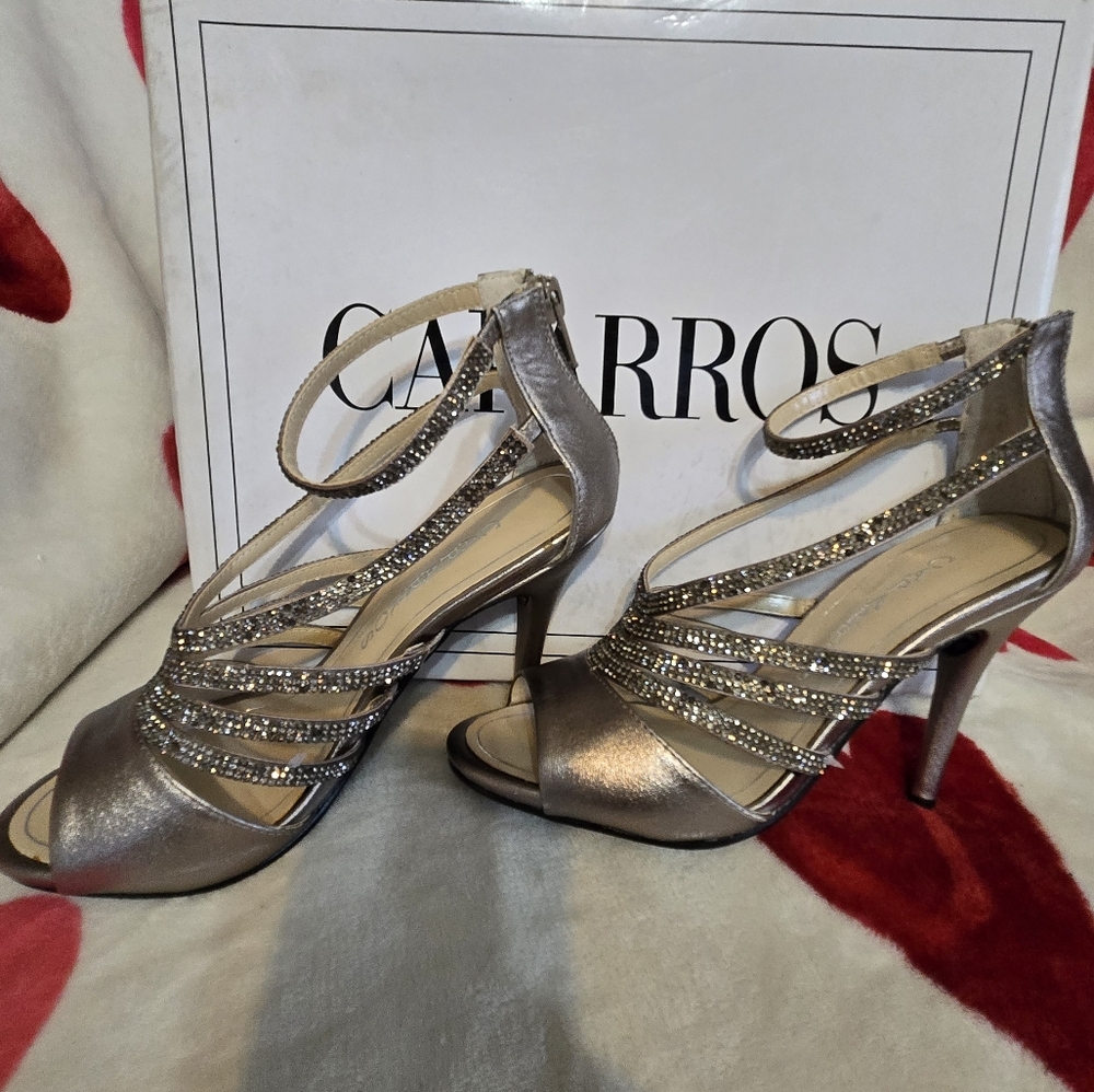 CAPARROS Rhinestone Heels - Picture 4 of 7